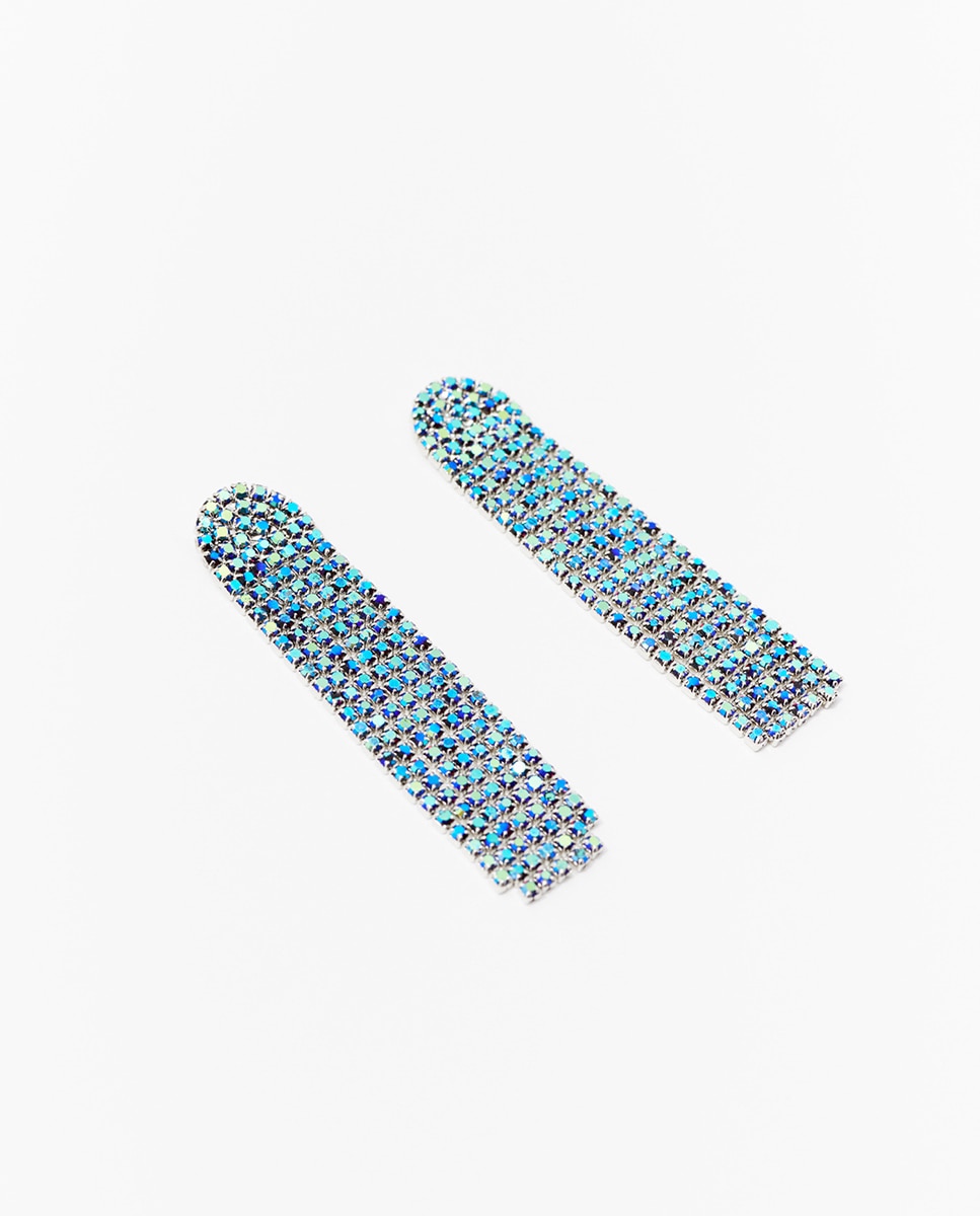 Conjunto de Brincos com Franjas Multicolor-2