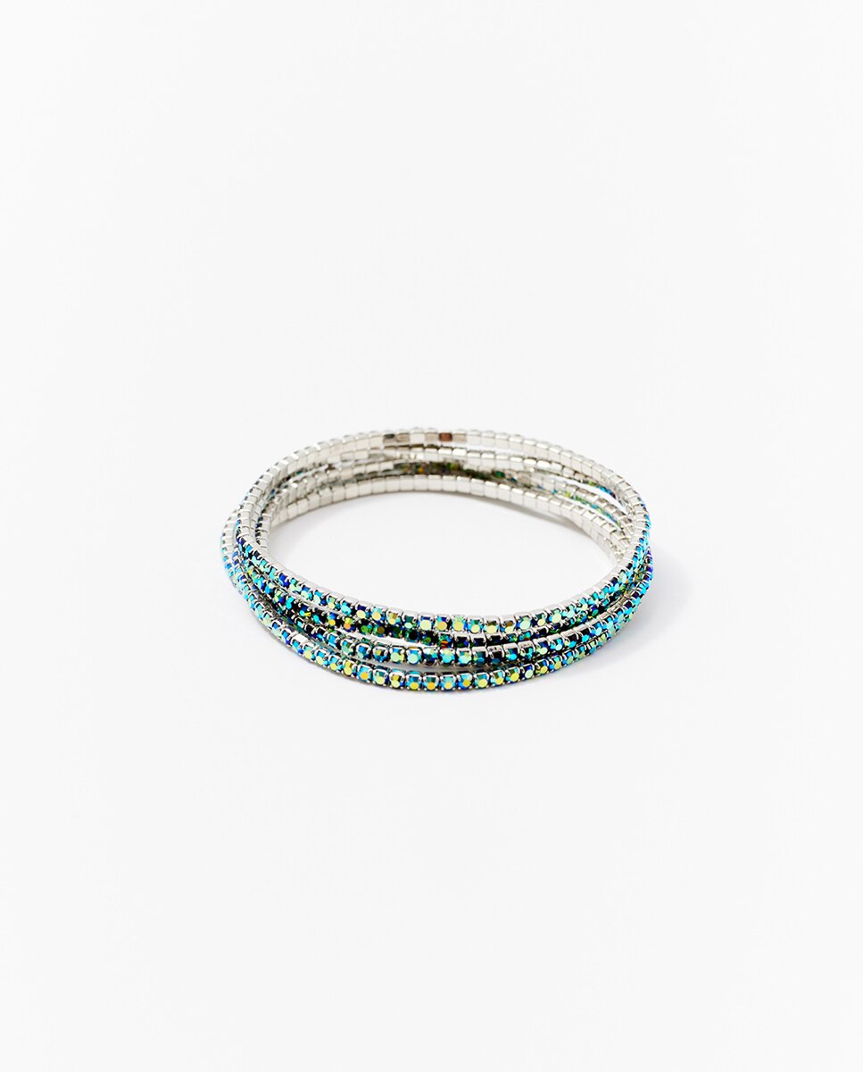 Conjunto de Brincos com Franjas Multicolor-3