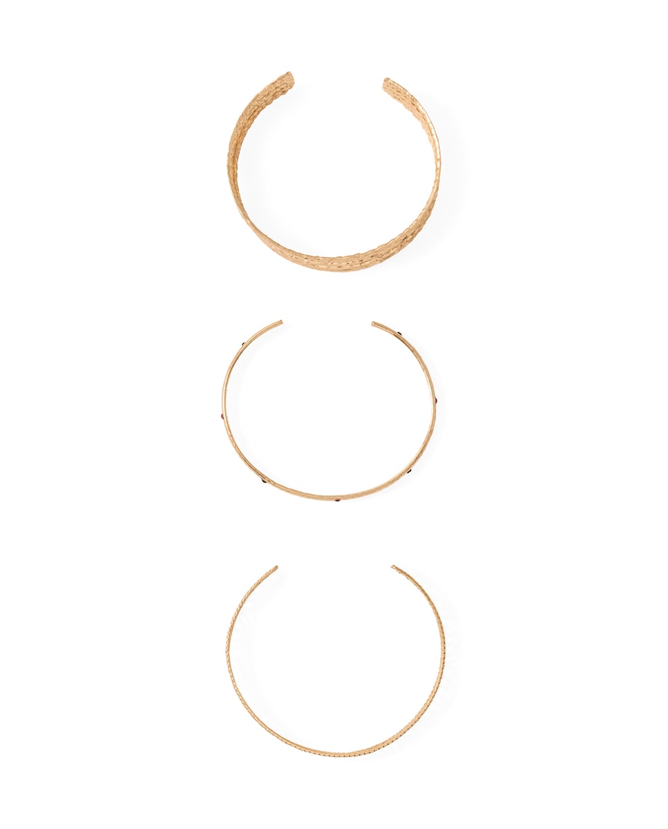 Conjunto de Pulseiras Delicadas Ouro-1