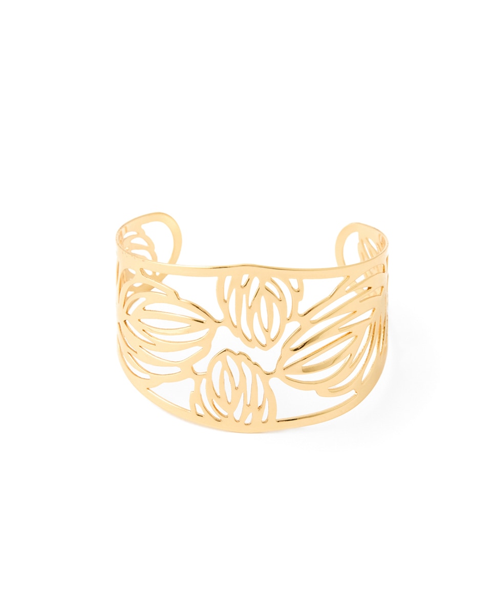 Imagem 0 de Pulseira de Filigrana com Folhas