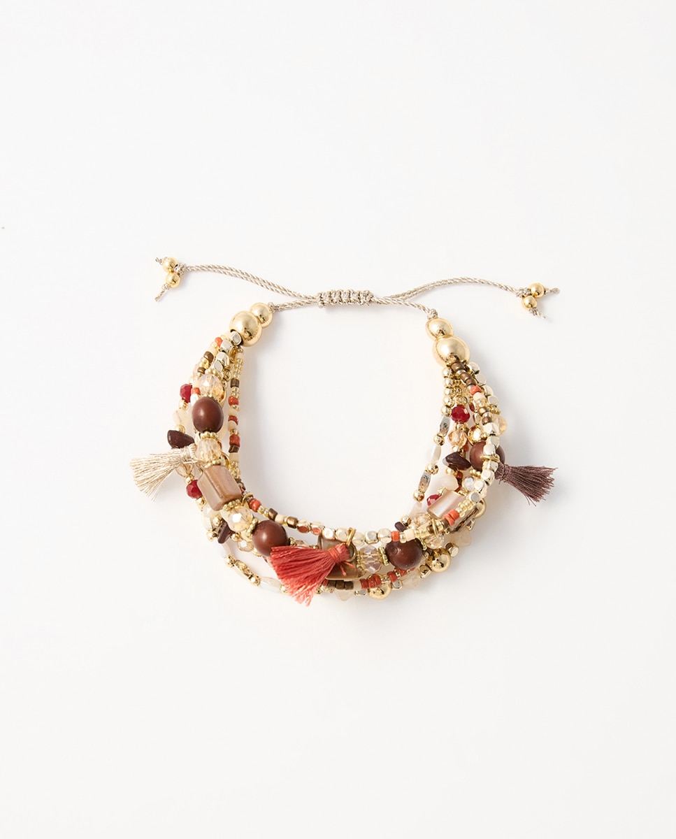 Imagem 0 de Pulseira com Nó e Bolinhas