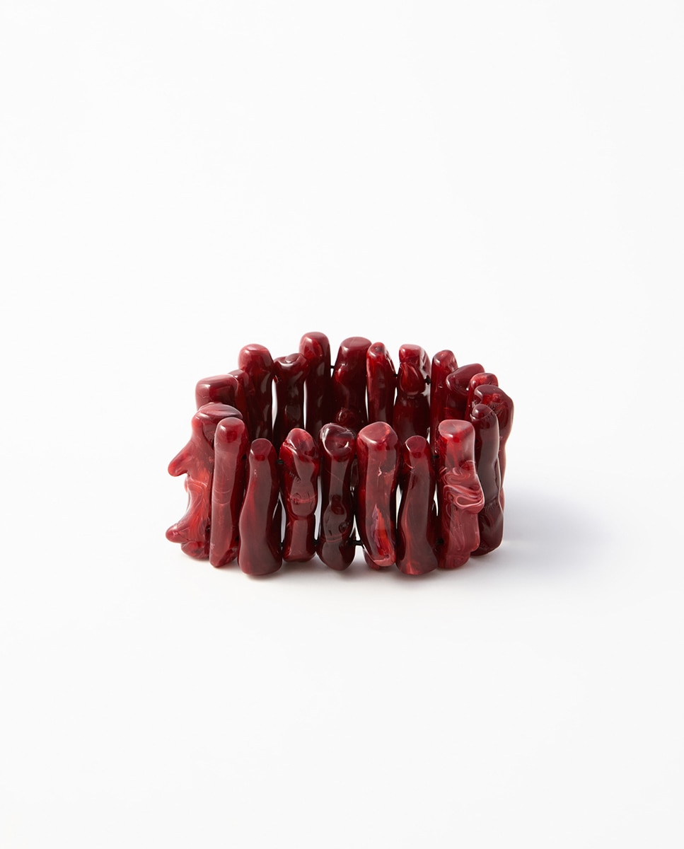 Imagem 0 de Pulseira Grande com Corais de Resina