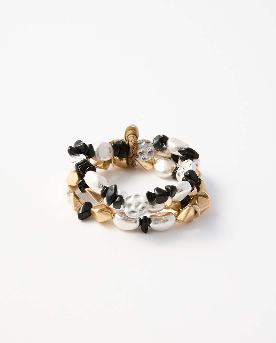 Imagem 0 de Pulseira Multi-Filas de Metal