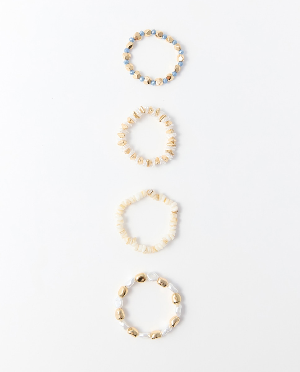 Imagem 0 de Conjunto de 4 pulseiras elásticas