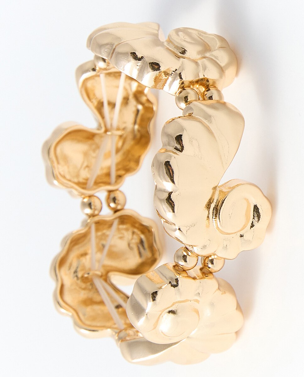 Pulseira Elástica com Búzio 390 Ouro-2