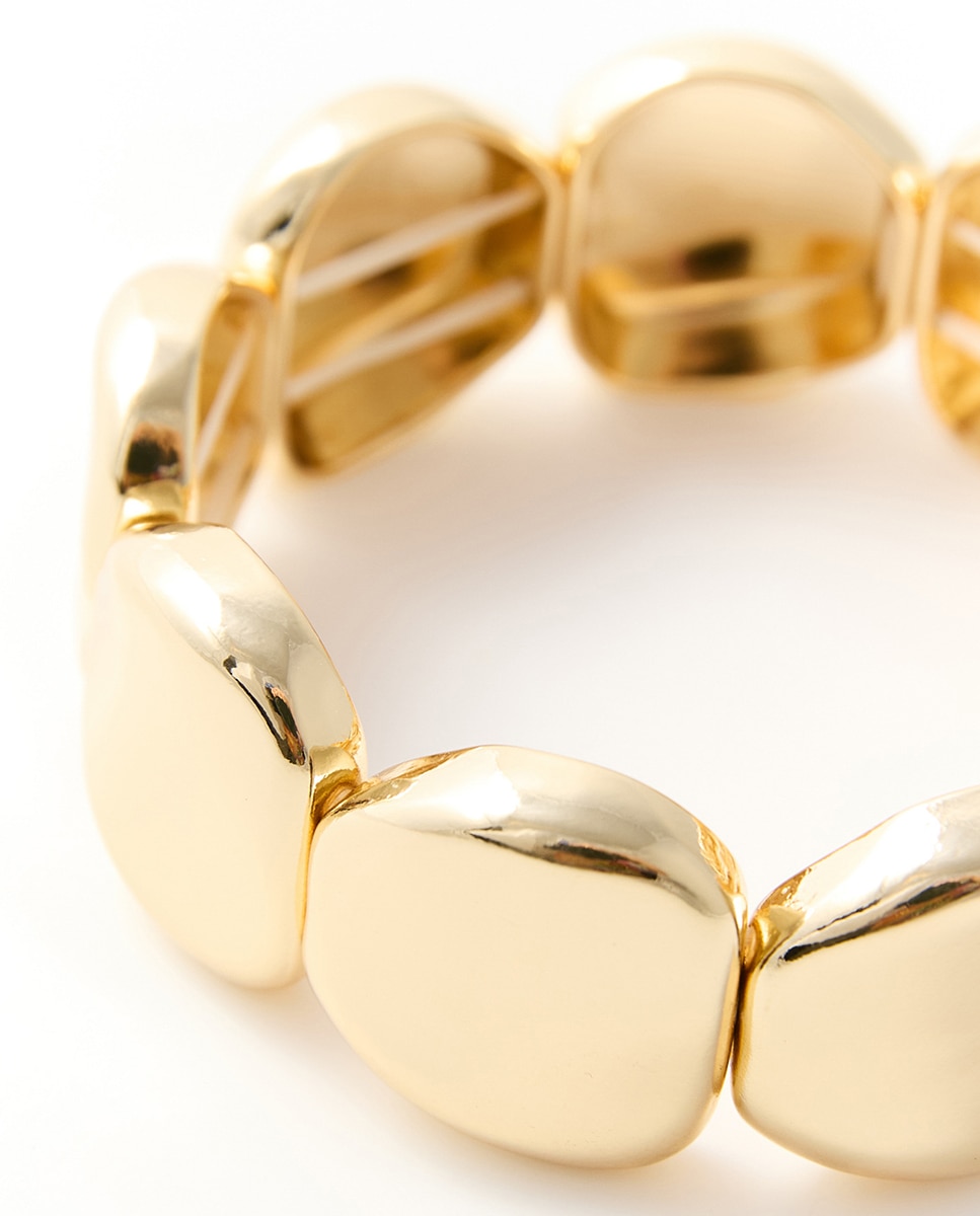 Pulseira Elástica com Círculos 390 Ouro-2