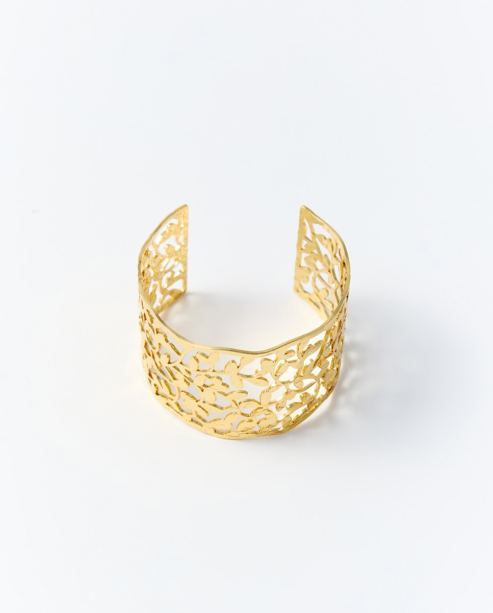 Imagem 0 de Bracelete de Filigrana com Folhas