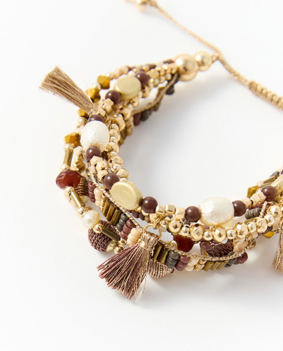 Pulseira Boémia com Nó Multicolor-2