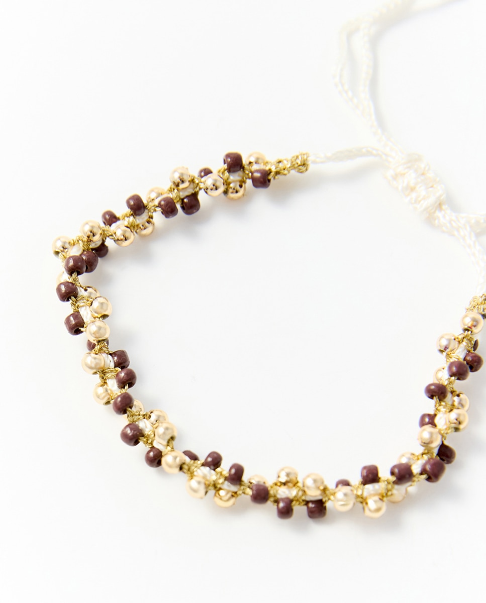 Pulseiras Étnicas com Contas Multicolor-2