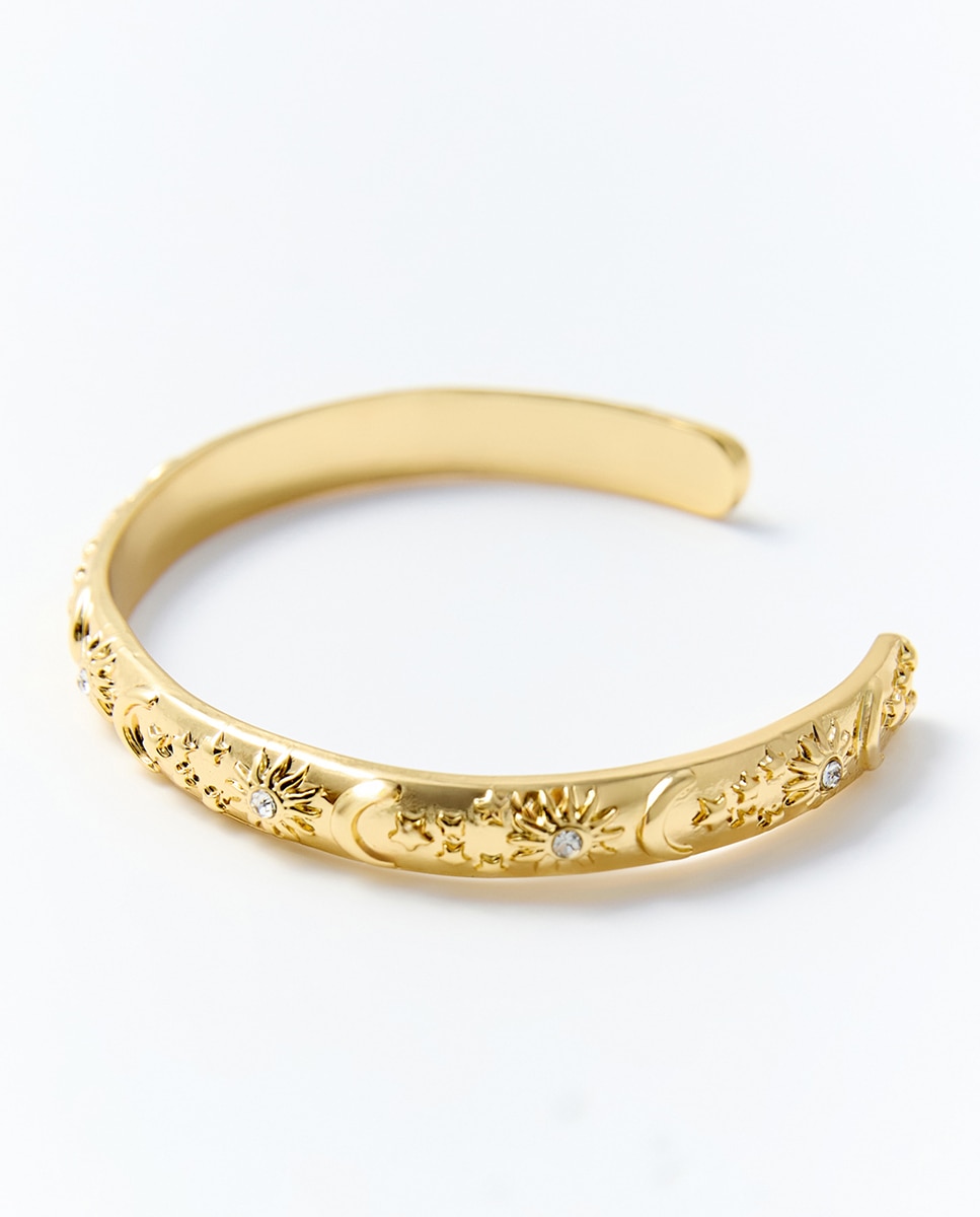 Conjunto de 3 Pulseiras Rígidas 390 Ouro-2
