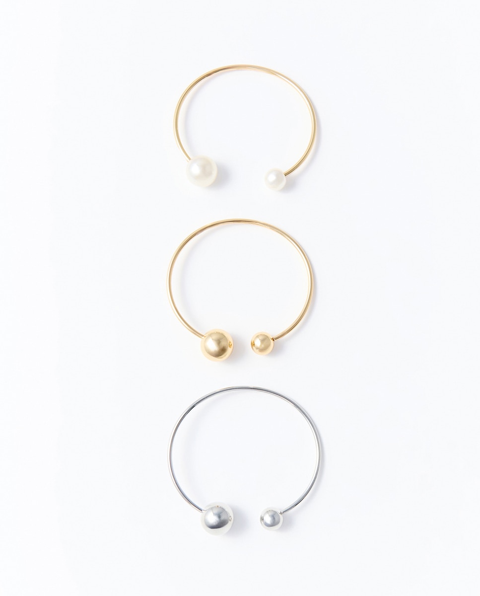 Imagen 0 de Set3 pulseras bola