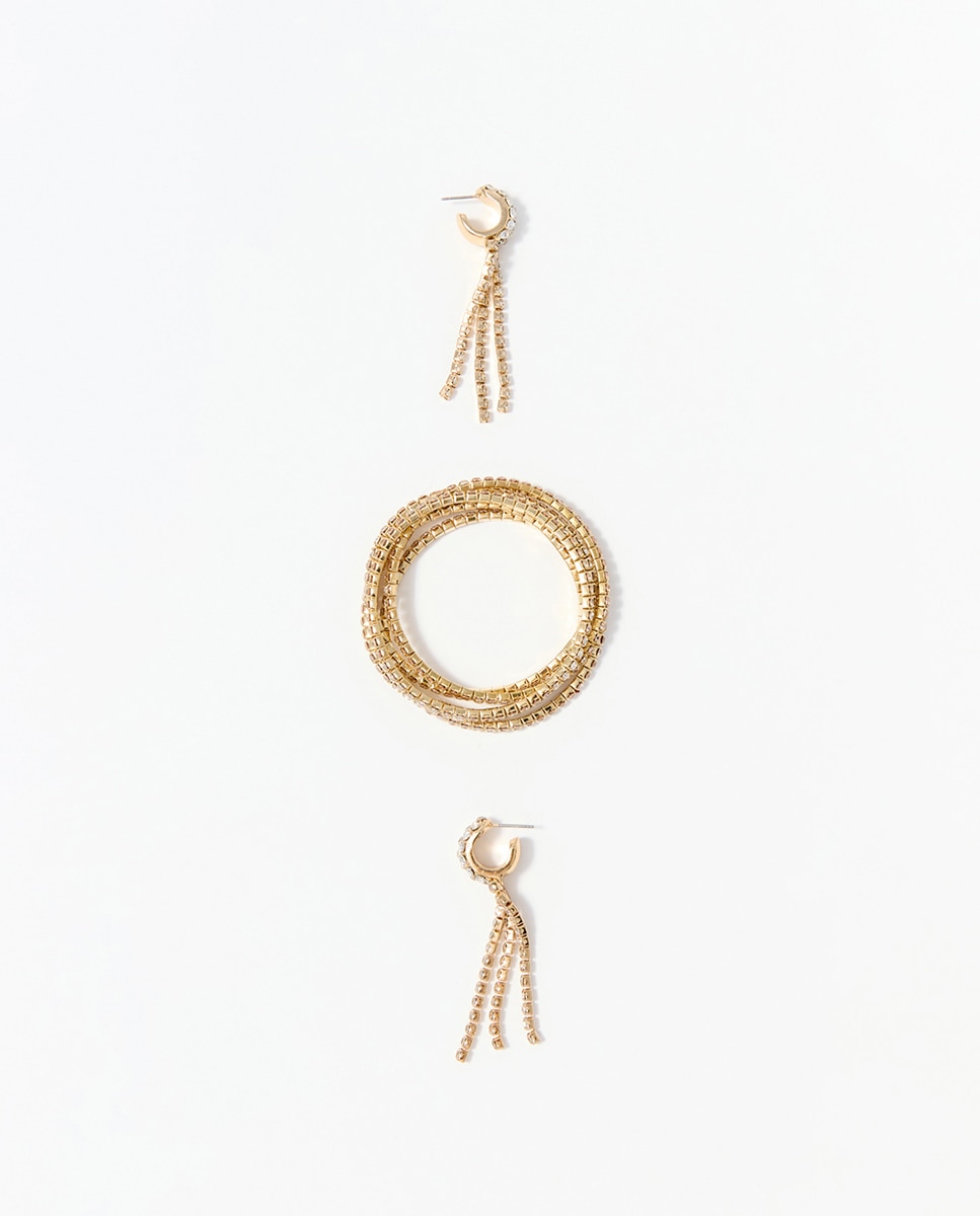 Imagen 0 de Conjunto pulsera strass