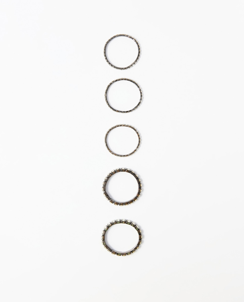 Imagem 0 de Conjunto de 5 Pulseiras com Joia