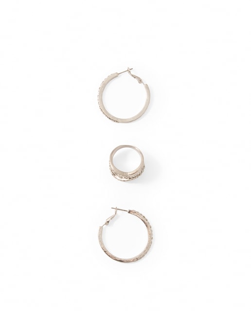 Imagen 0 de Conjunto aros piedras