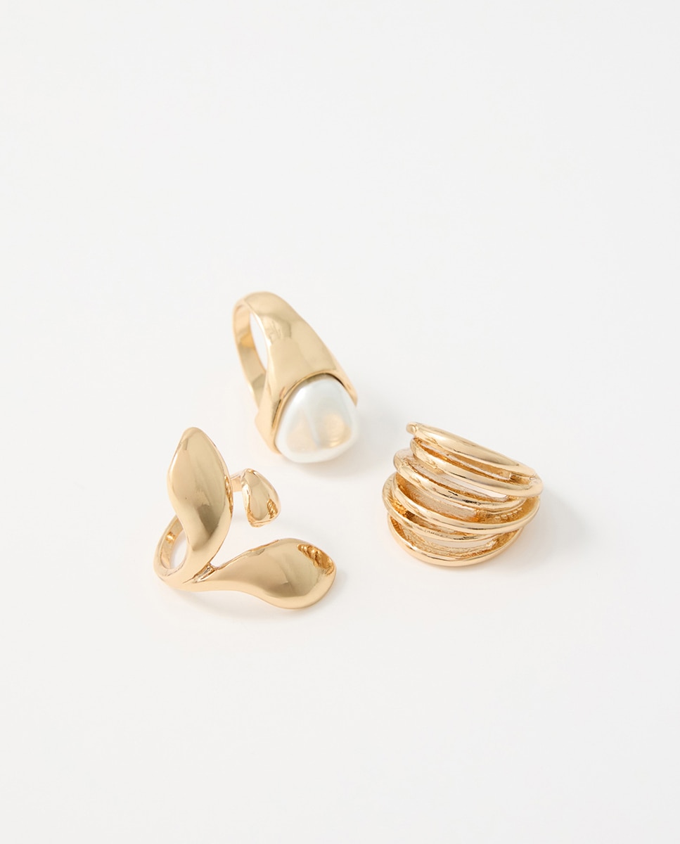 Conjunto Triplo de Metais Ouro-4