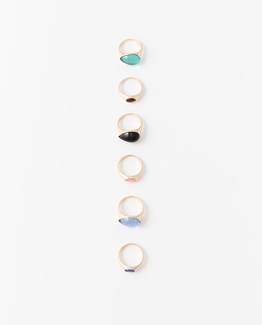 Imagen 0 de Set anillos piedras