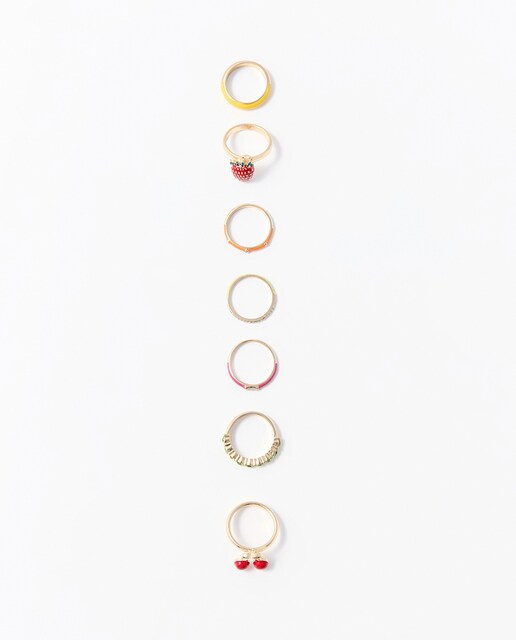 Imagen 0 de Set anillos frutas