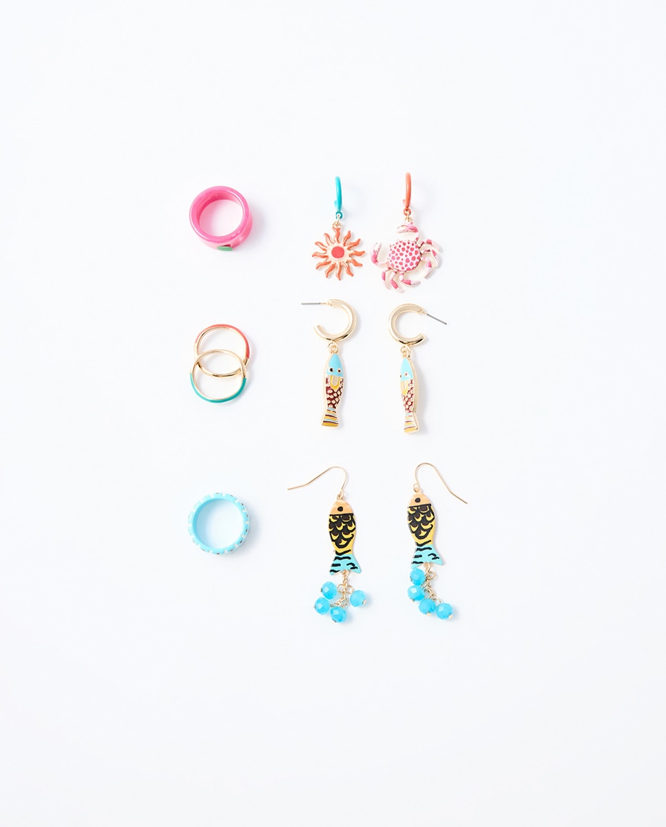 Imagem 0 de Conjunto Triplo com Peixes