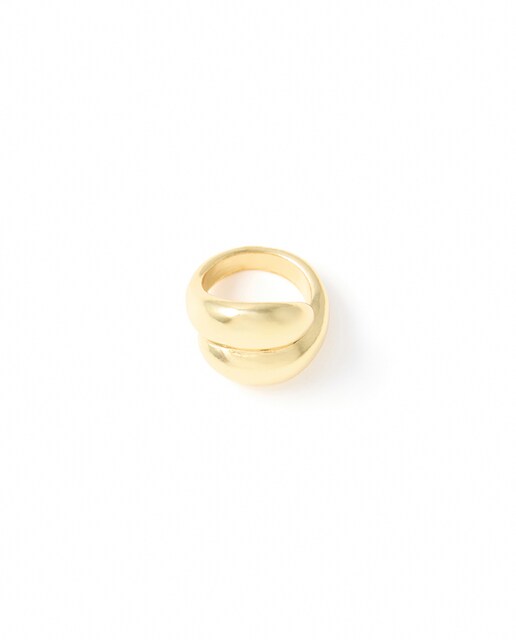 Imagen 0 de Anillo nudo baño de oro