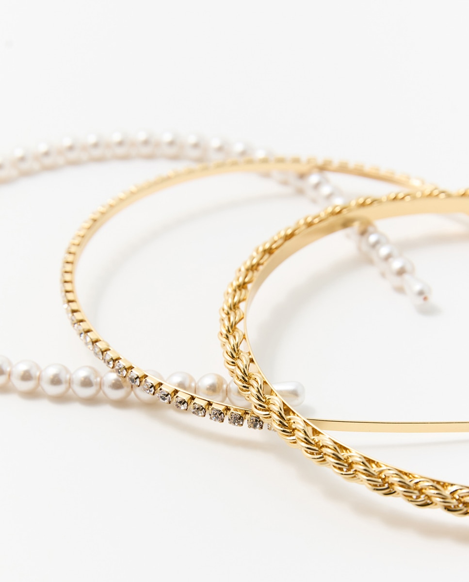 Conjunto de bandoletes Ouro-2