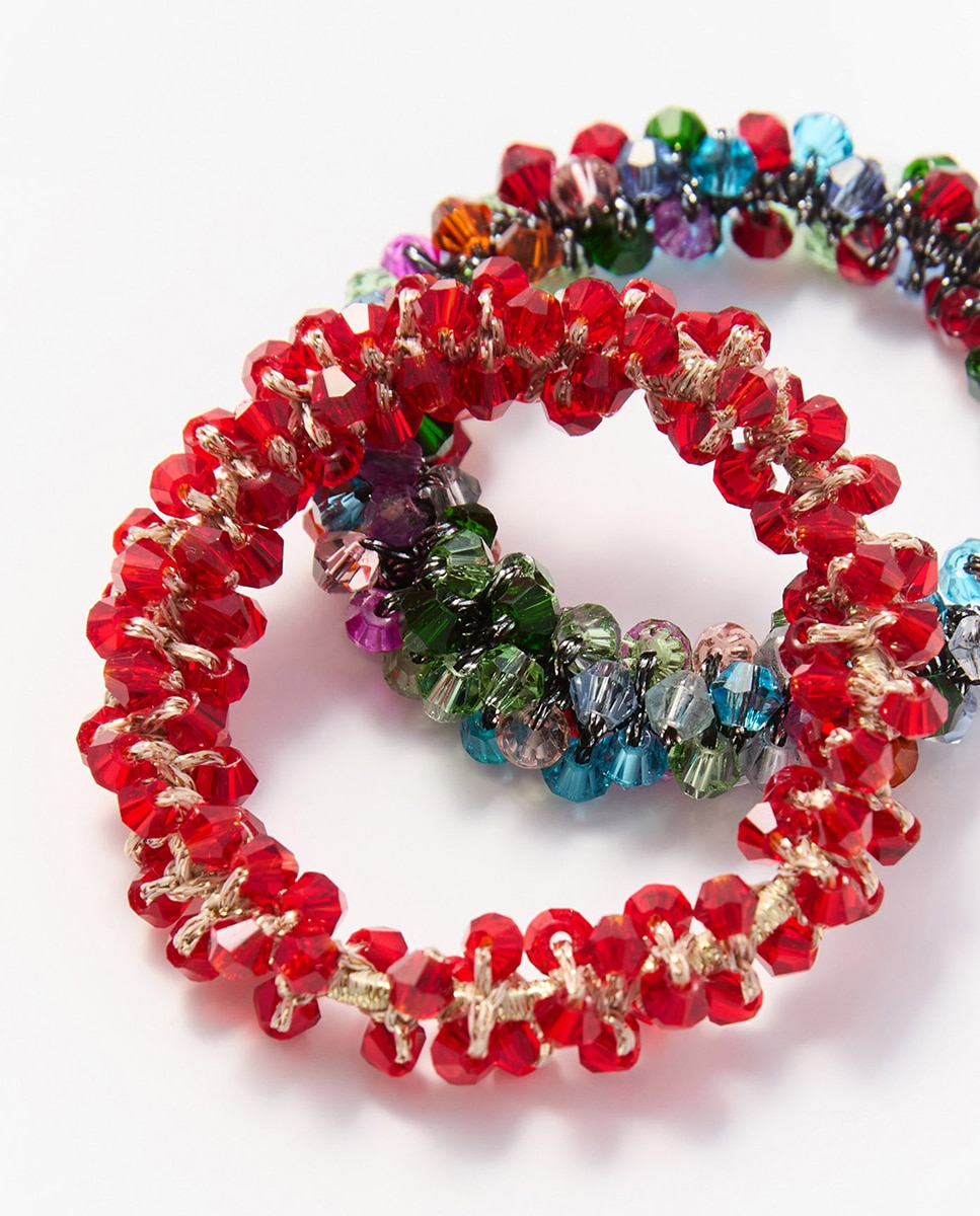 Conjunto de Gancho Morango Vermelho-3