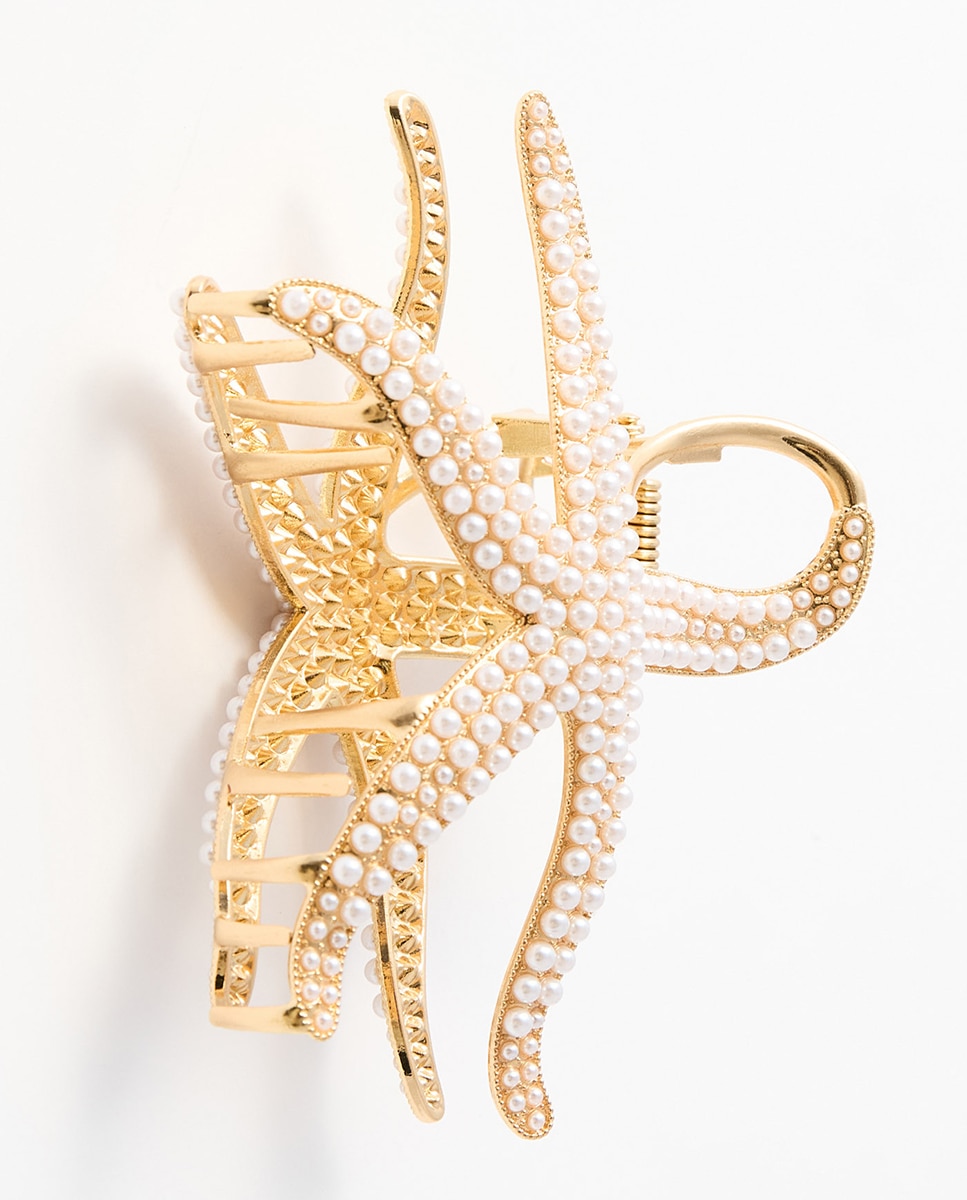 Imagem 0 de Mola Grande com Estrela e Pérolas