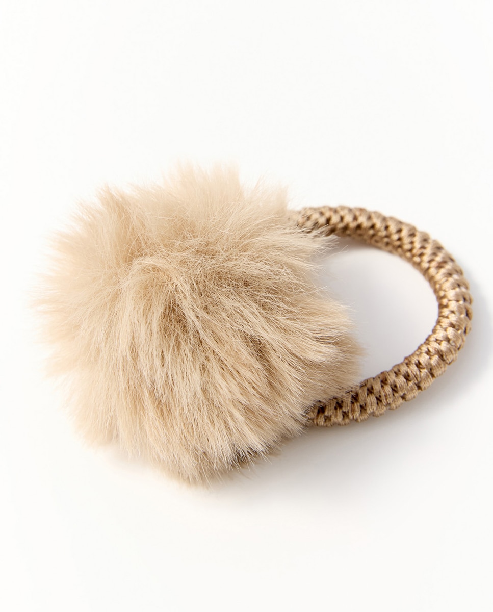 Conjunto de 5 Elásticos com Pompom Multicolor-2