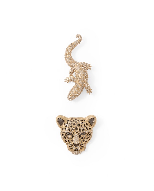 Imagen 0 de Set broches leopardo