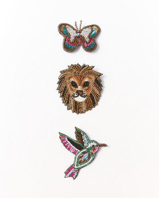 Imagen 0 de Set broches animales