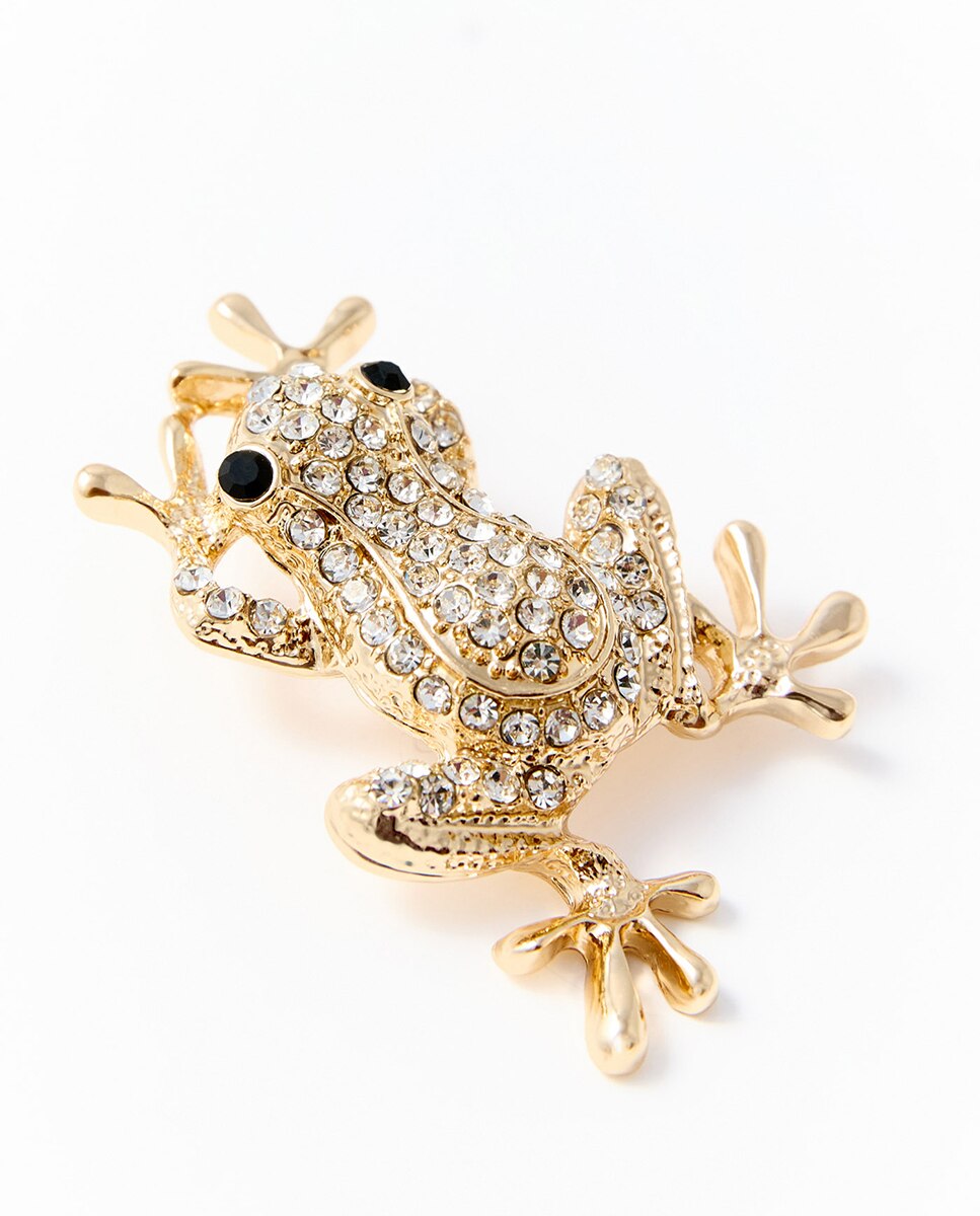 Conjunto de 4 Pins de Metal Floral 390 Ouro-2