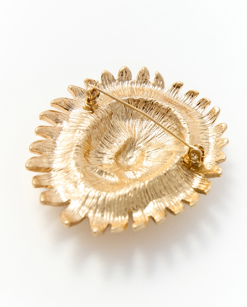 Conjunto de 2 Pregadeiras Leão com Brilhos 390 Ouro-3