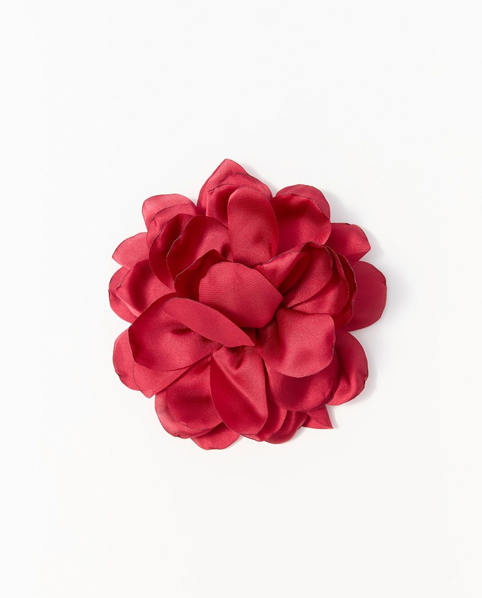 Imagen 0 de Broche flor textil