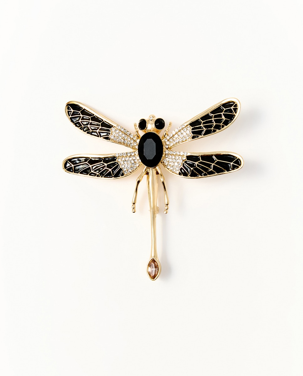 Imagen 0 de Maxi broche libelula brillos