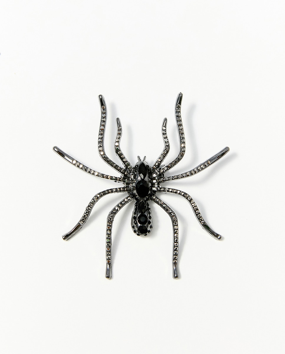 Imagen 0 de Maxi broche araña brillos