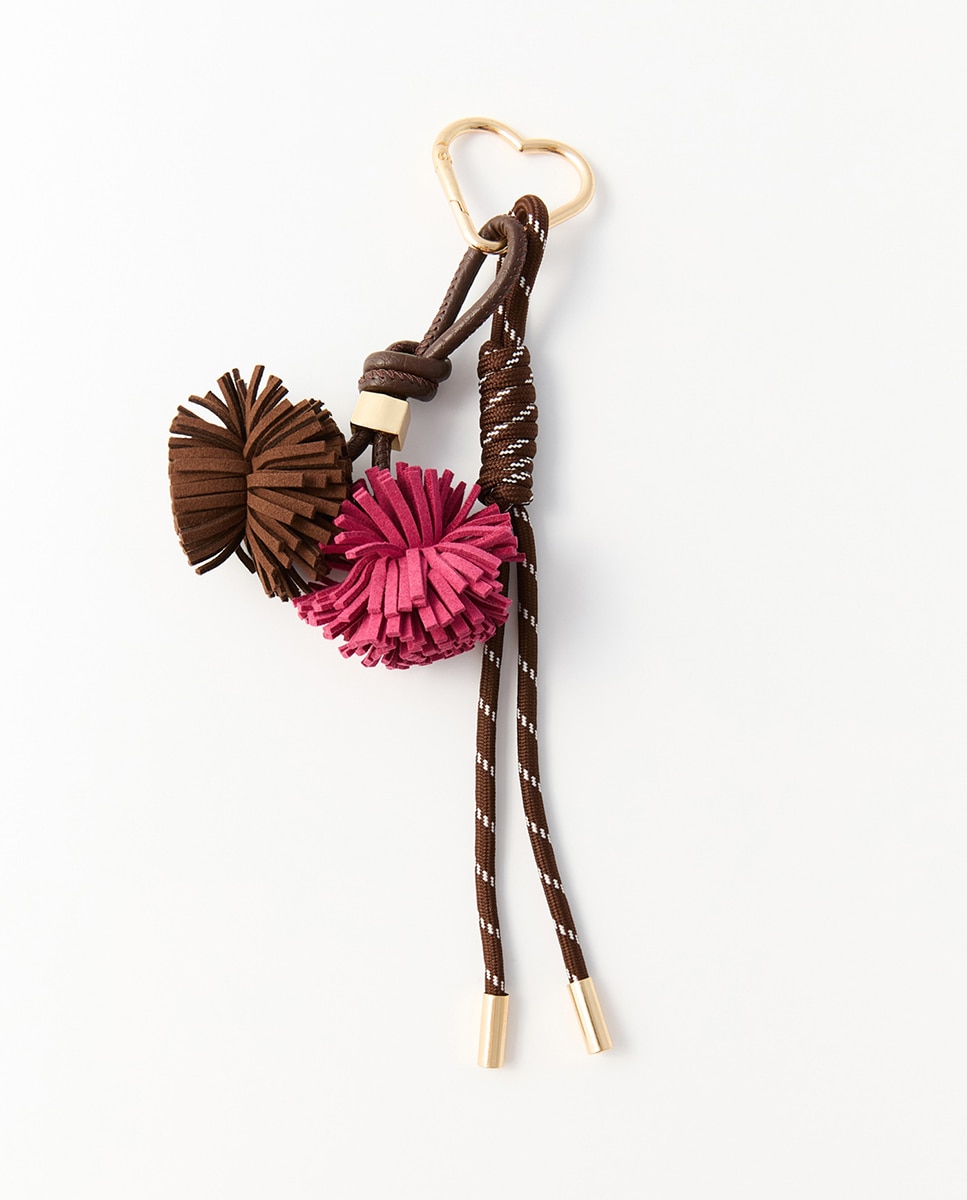Imagem 0 de Porta-Chaves com Pompons de Corda
