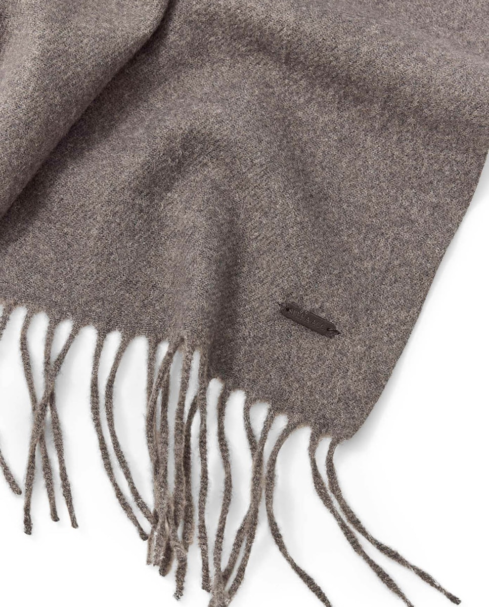 Cachecol Liso Cinzento-5