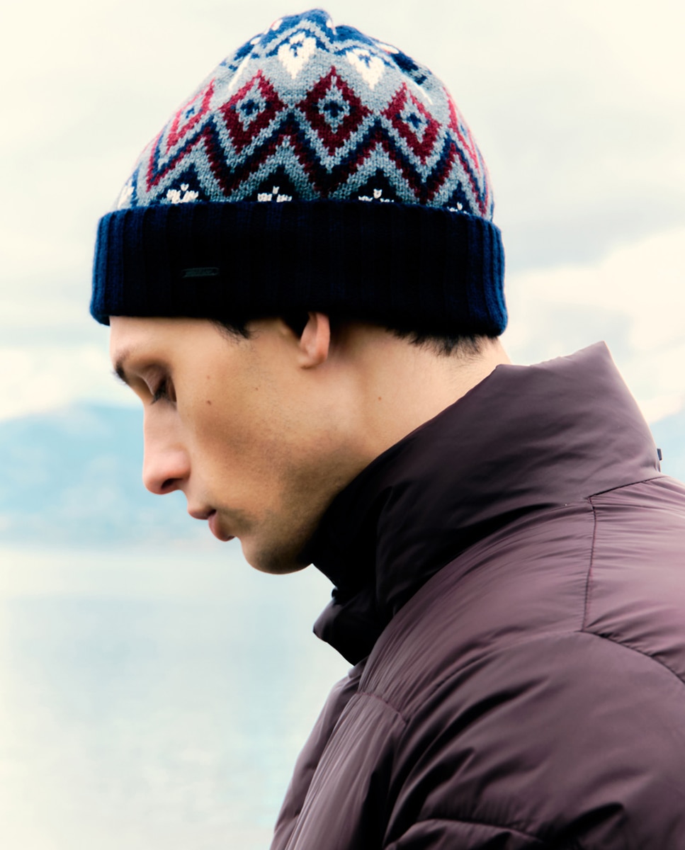 Imagem 0 de Gorro de malha jacquard