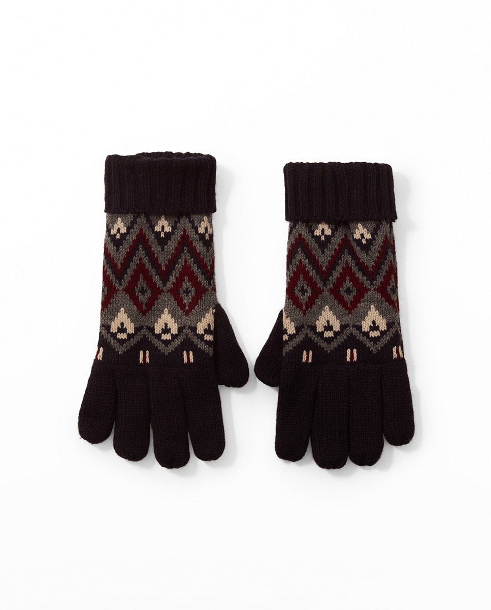 Imagem 0 de Luvas de malha de jacquard