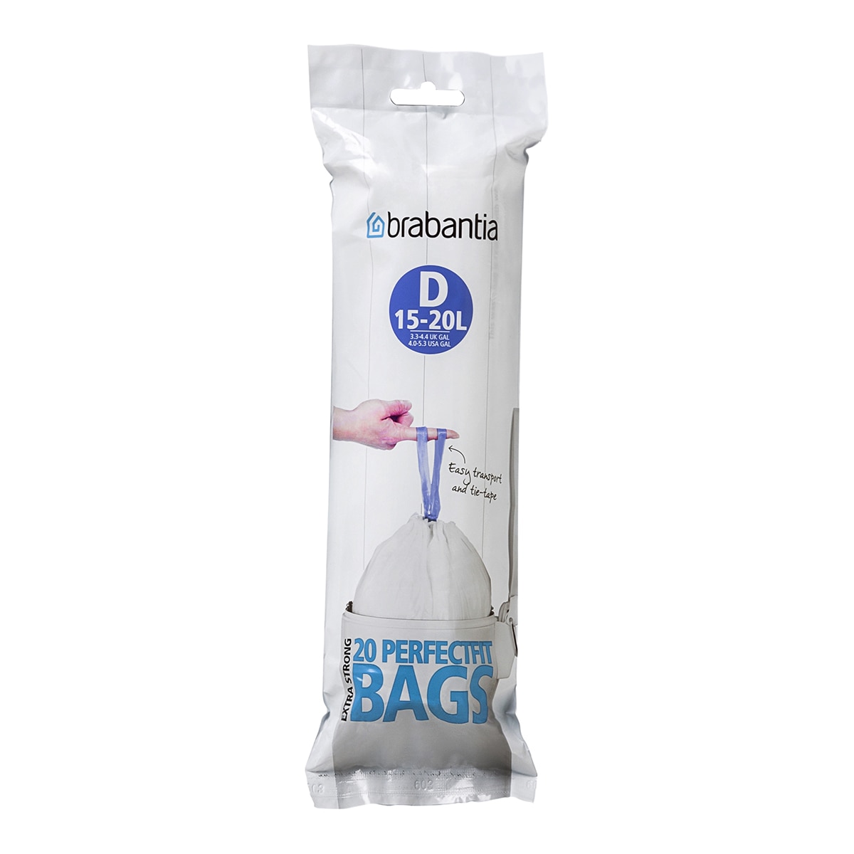 Imagem 0 de 20 sacos de lixo D 15-20 L Brabantia