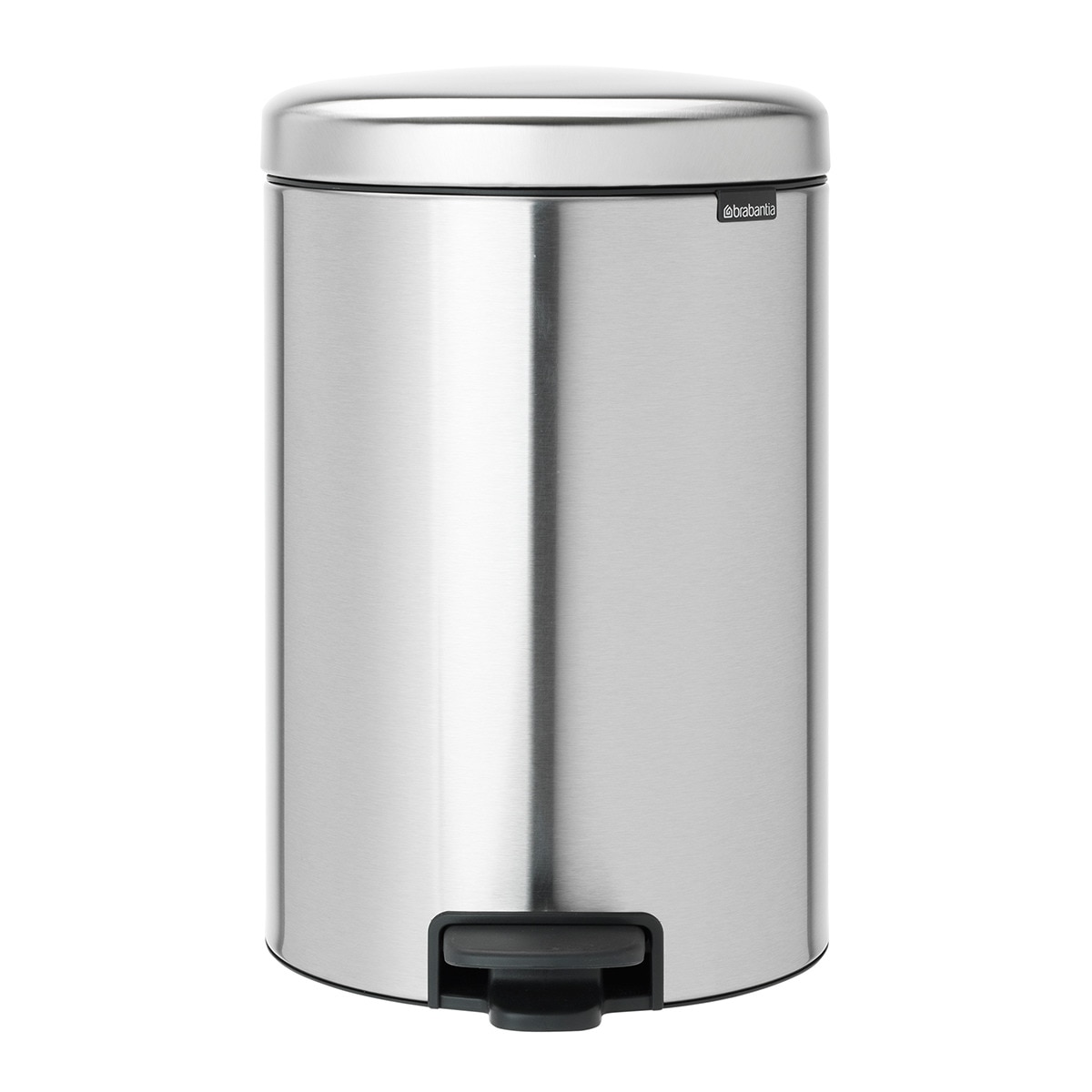 Cubo de basura con pedal NewIcon 20L Brabantia - Acero 20 litros Acero-1