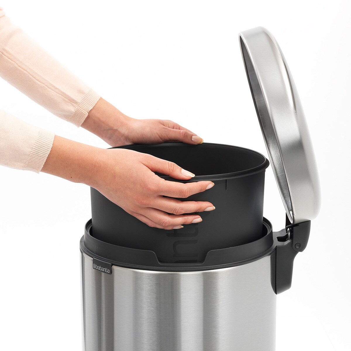 NewIcon Balde com Pedal, 30 L Aço-3