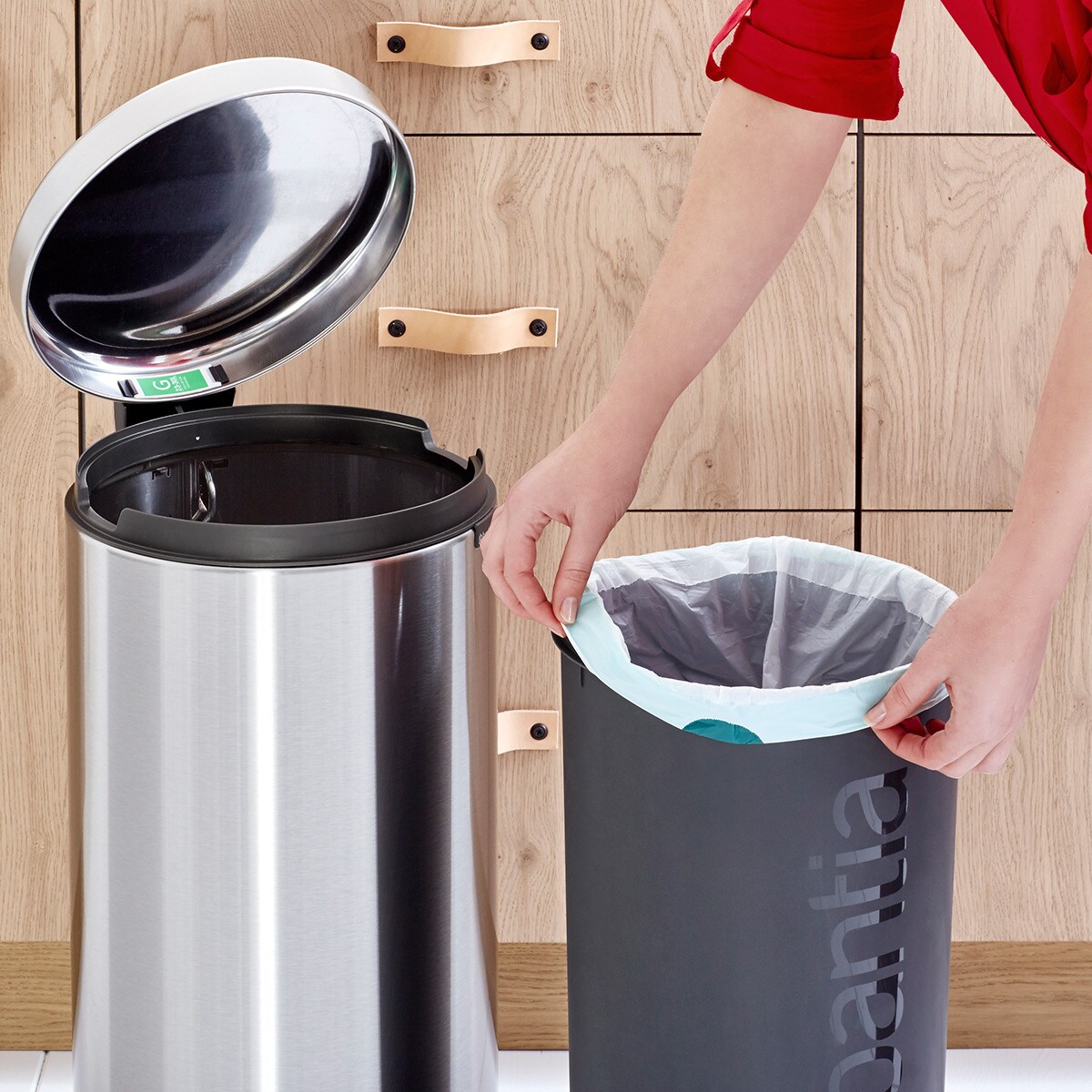 NewIcon Balde com Pedal, 30 L Aço-6