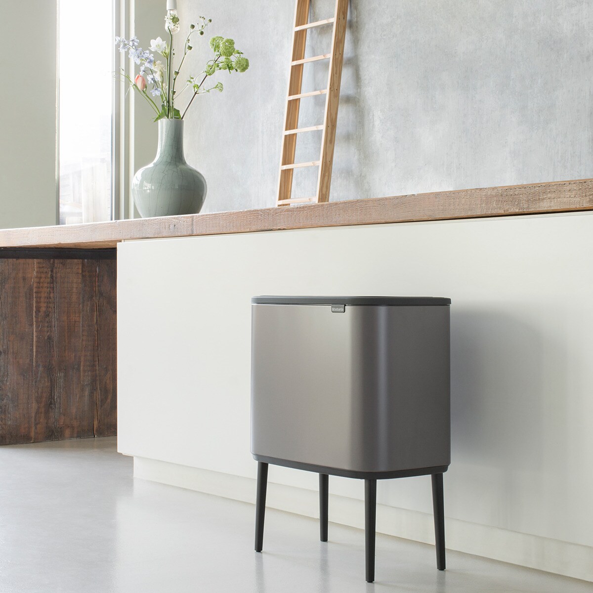 Balde do Lixo BO Touch Bin - 36 L Platina-9