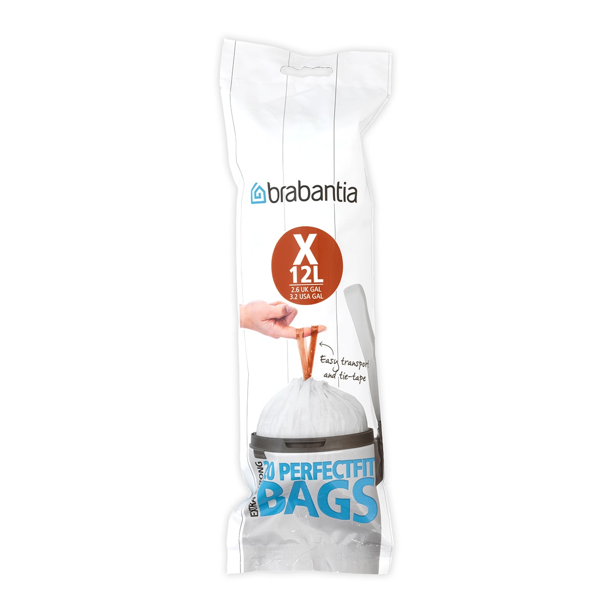 Imagem 0 de 20 sacos de lixo X 10-12 L Brabantia