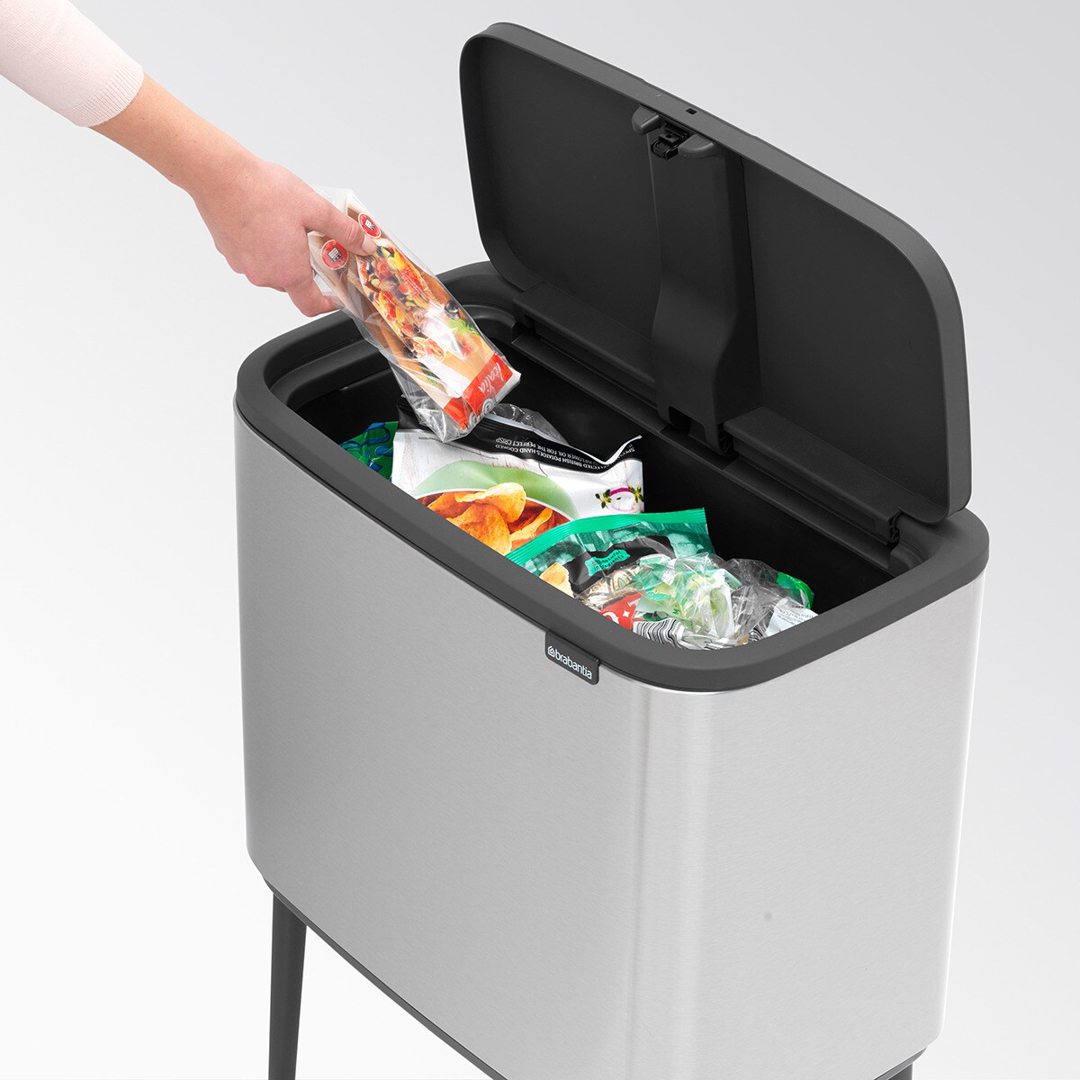 Balde do Lixo BO Touch Bin - 36 L Aço-8