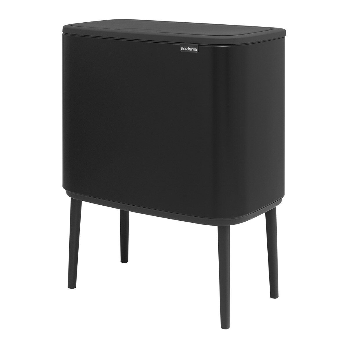 Balde do Lixo para Reciclagem BO Touch Bin 11 + 23 L Preto-3