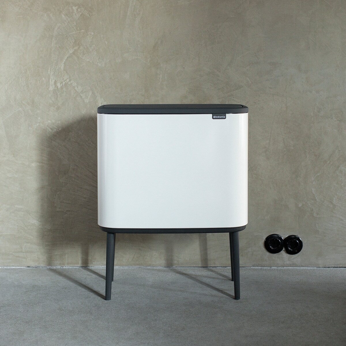 Balde do Lixo para Reciclagem BO Touch Bin 3 X 11 L Branco-8