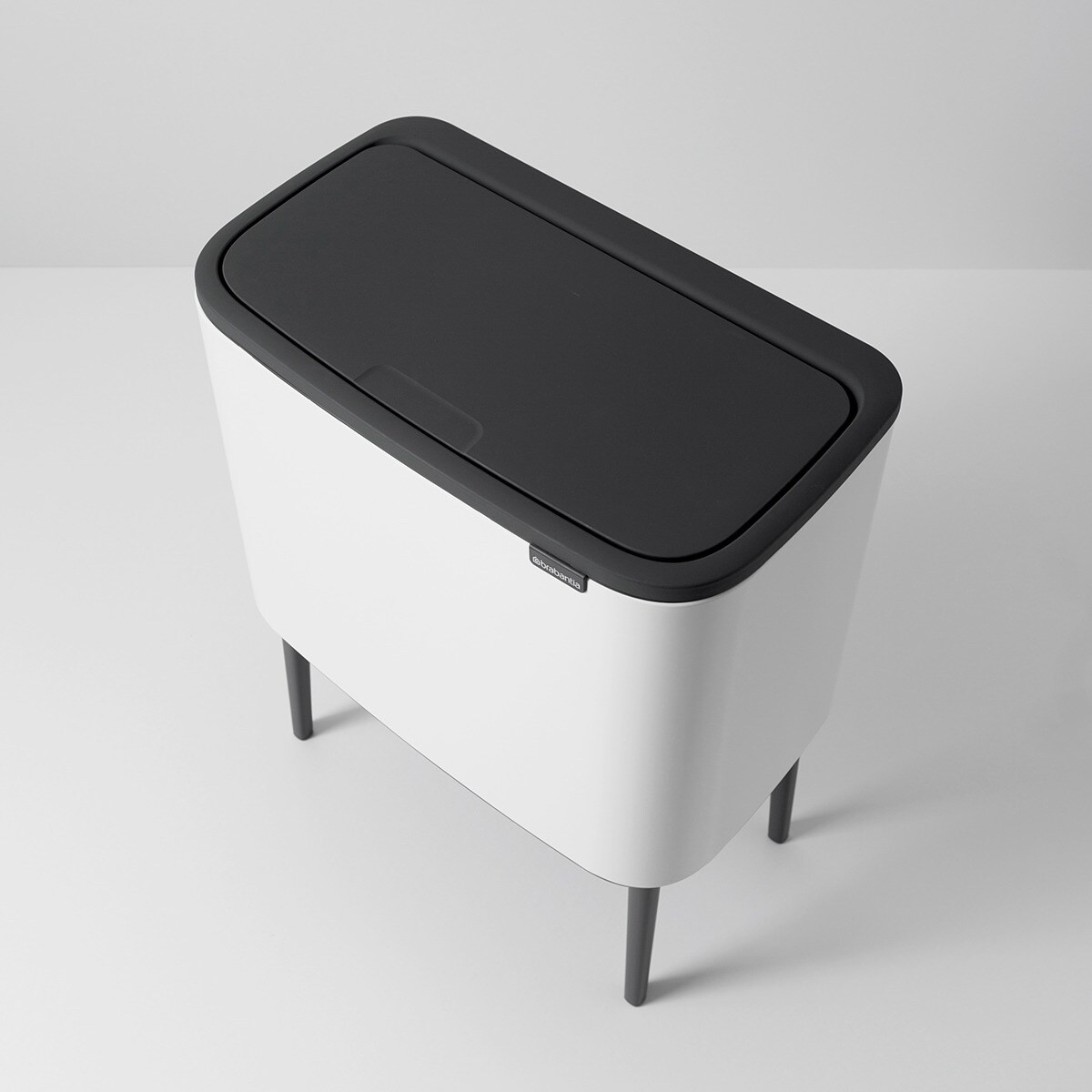 Balde do Lixo para Reciclagem BO Touch Bin 11 + 23 L Branco-5