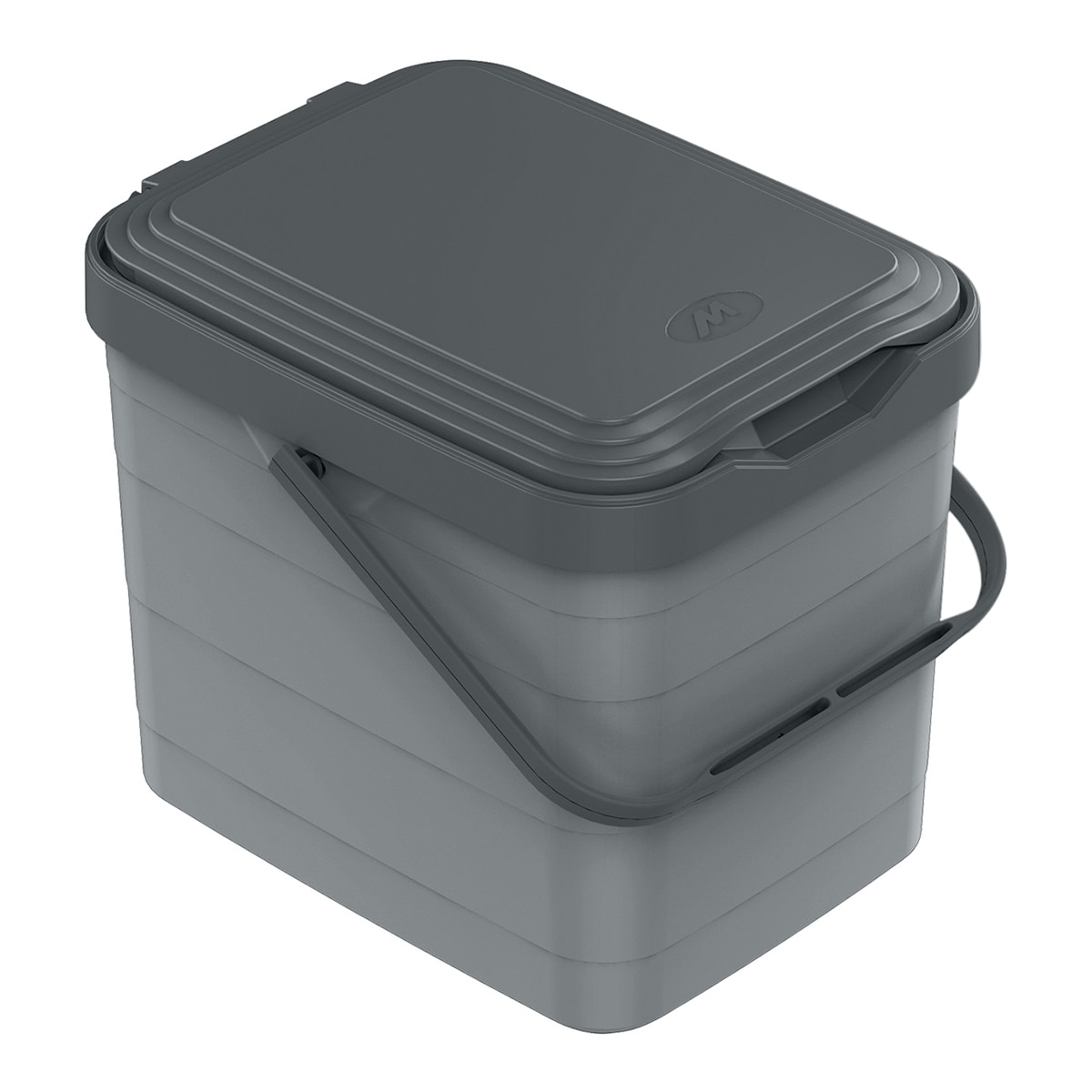 Cubo de basura para residuos orgánicos Wallbin El Corte Inglés Antracita-1