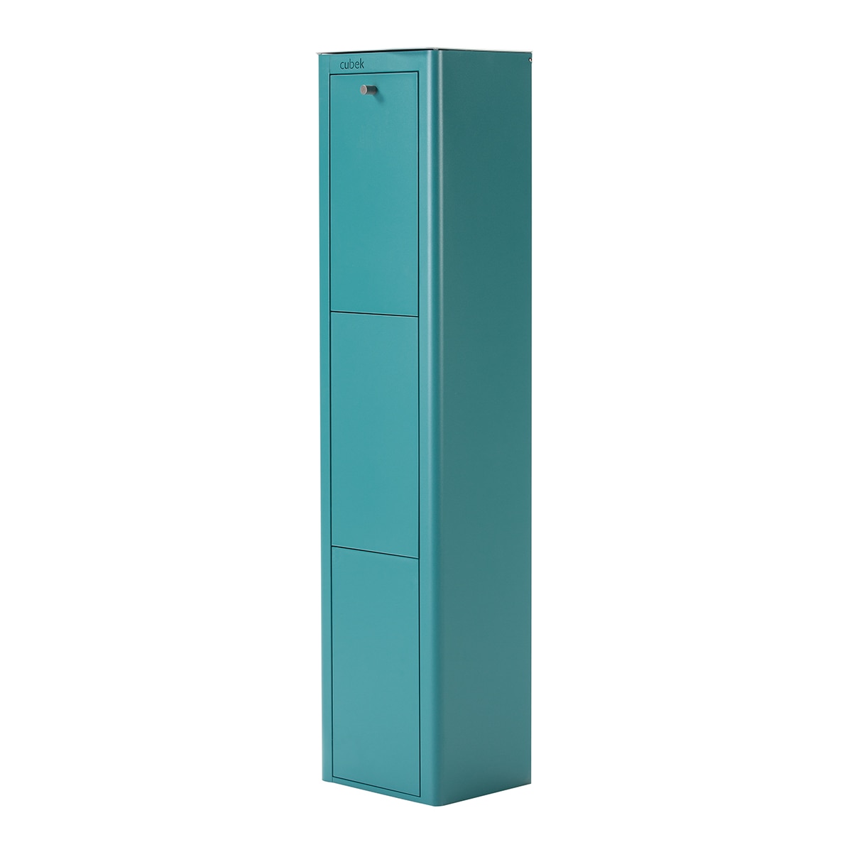 Imagem 0 de Balde de lixo para reciclar com 3 compartimentos Cubek